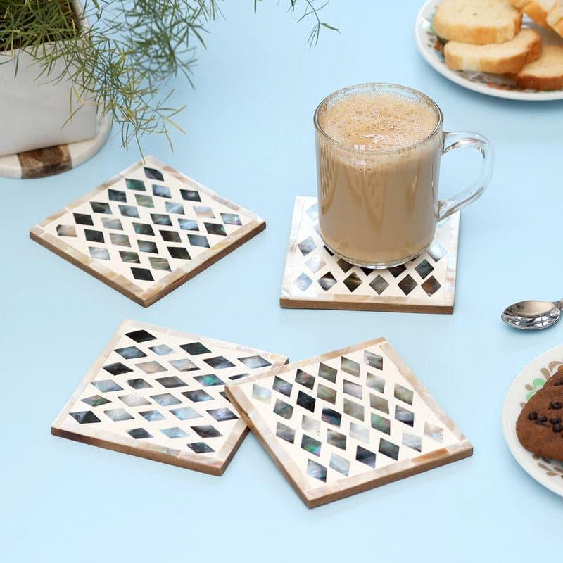 Inaly Diamond Coaster - Set Of Four