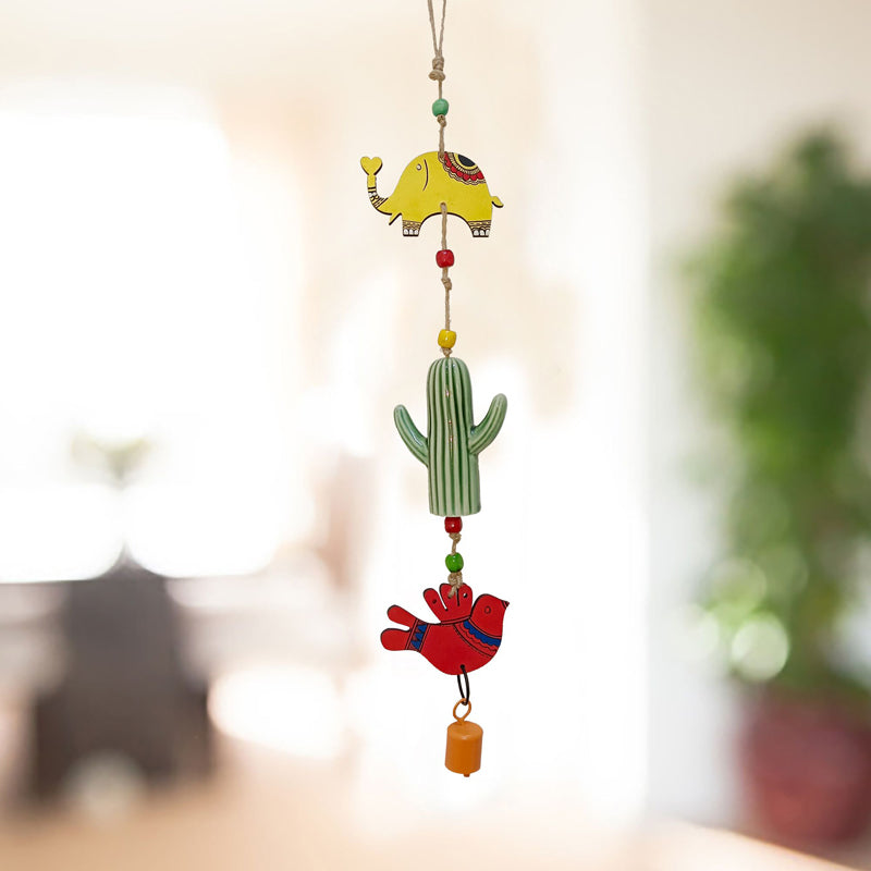 Boho Bliss Handpainted Whindchime media 3