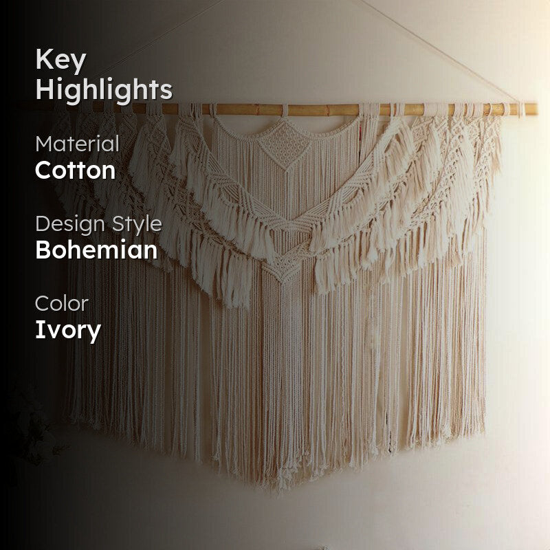 Velto Boho Macrame Wall Accent media 2