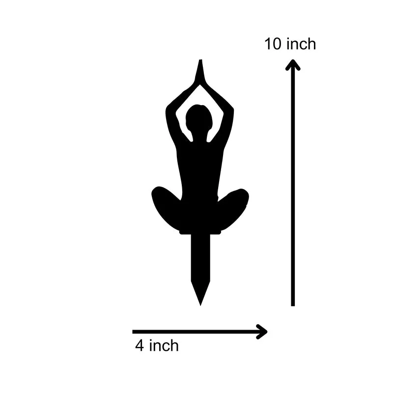 Yoga Mantra Garden Stakes - Set Of Four media 6