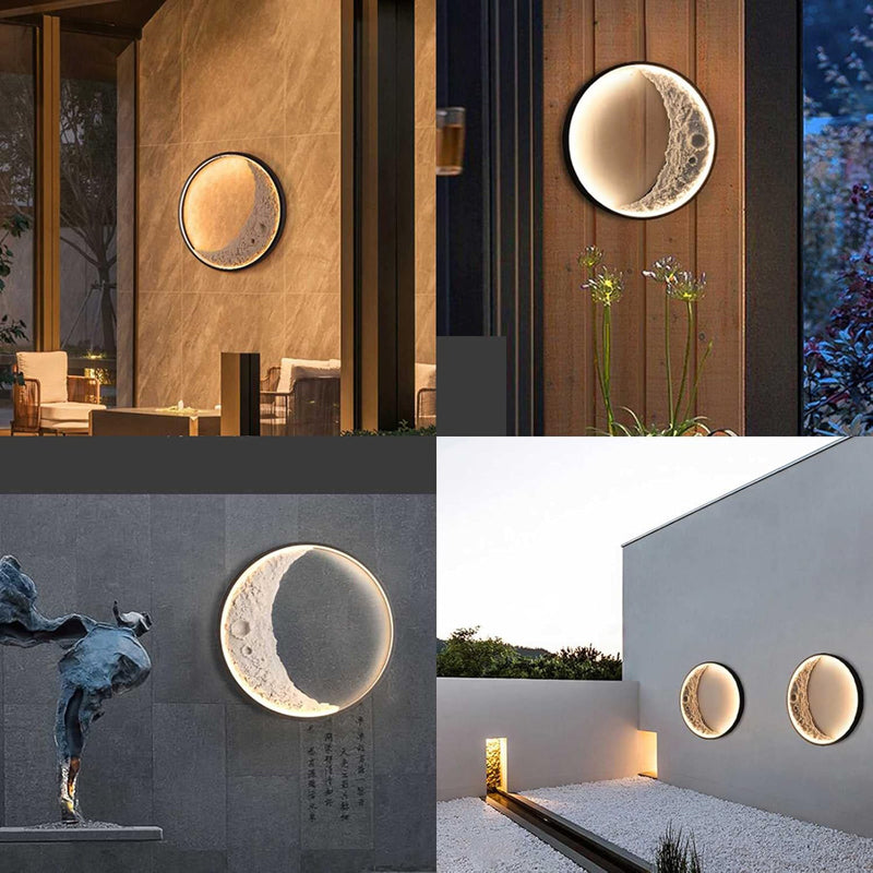 Mooncast Resin & Aluminium Wall Lamp media 3