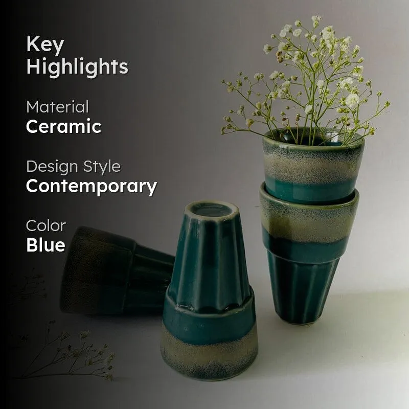Hebe Ceramic Khullad Teal - 150 ML media 2