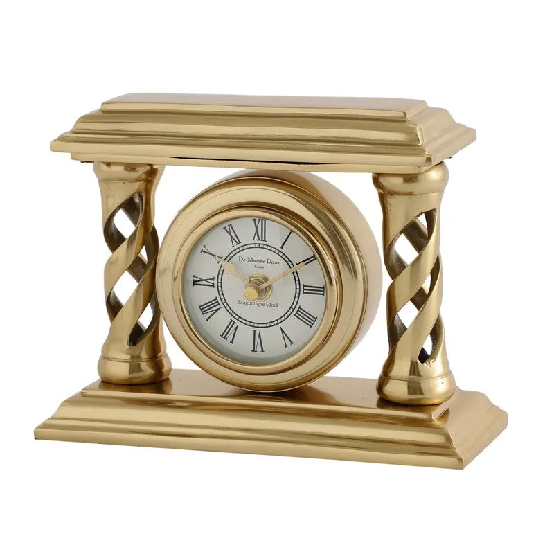 Aegis Table Clock - Gold media 4