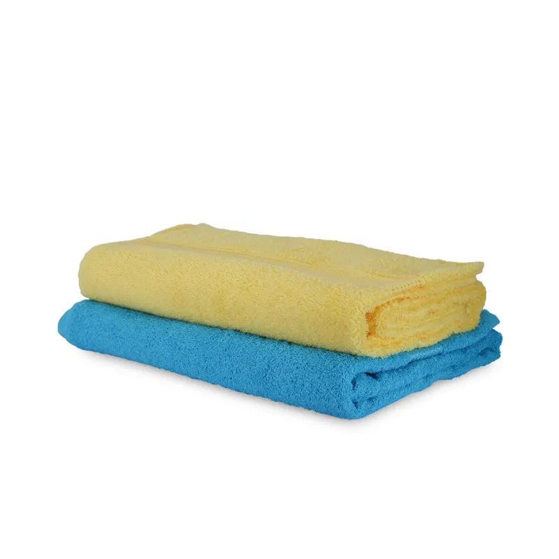 Bodil Bath Towel (Yellow & Blue) - Set Of Two media 5