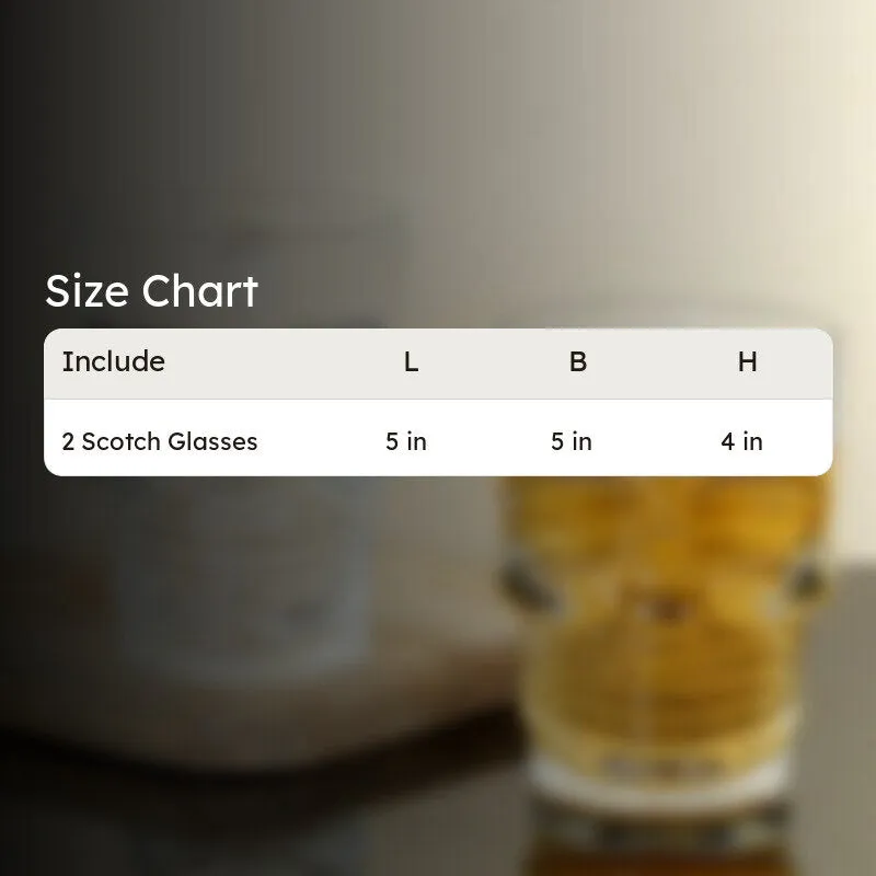 Goldwy Skull Whiskey Glasses (500 mL) - Set Of Two media 9