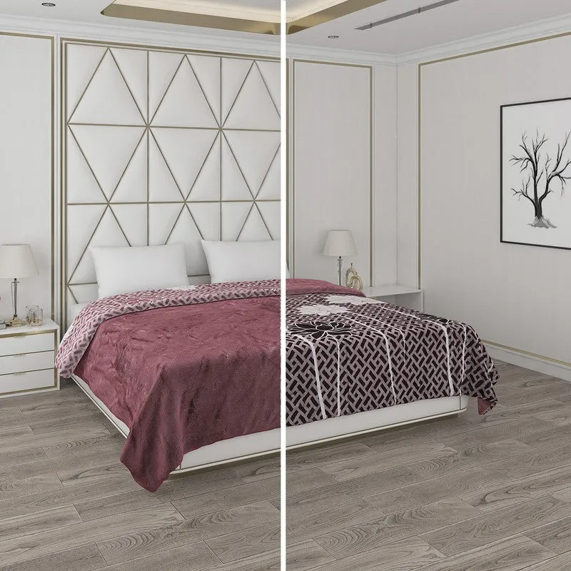 Monte Carlo Velvet Harmony Reversible Blanket - 850 GSM media 3