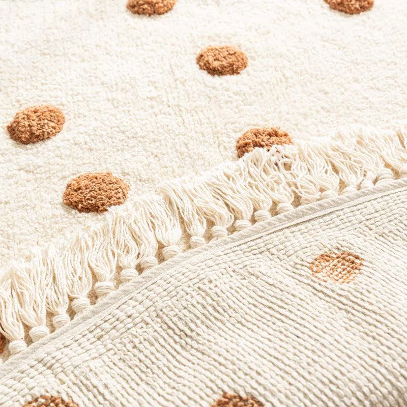 Iliyos Tufted Round Cotton Rug media 4