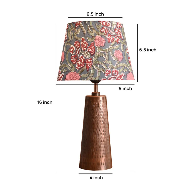 Cuppra Cone Flora Cotton Table Lamp - Multicolor media 5