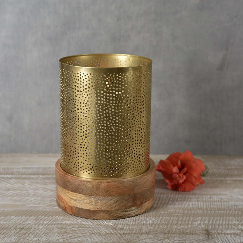Intricarve Starlit Candle Holder