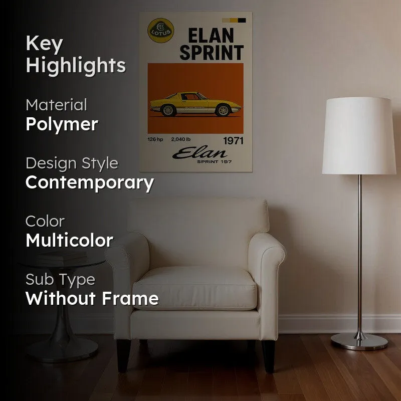 Lotus Elan Sprint Wall Poster media 2