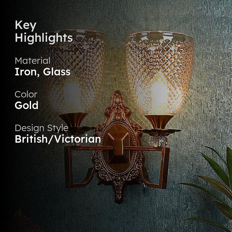 Kiora Duo Iron Wall Lamp media 2