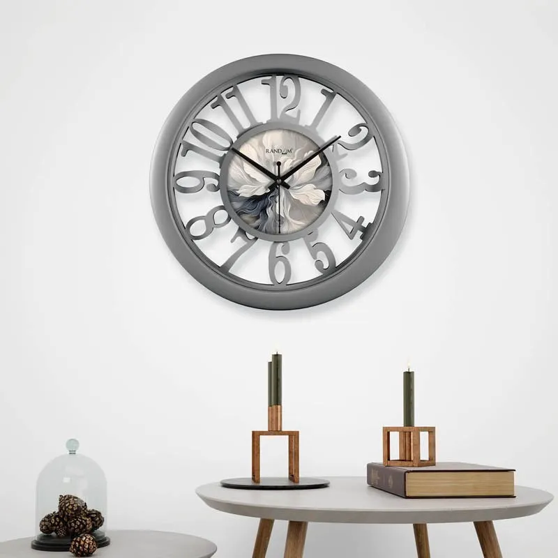 Margaux Grey Wall Clock media 1