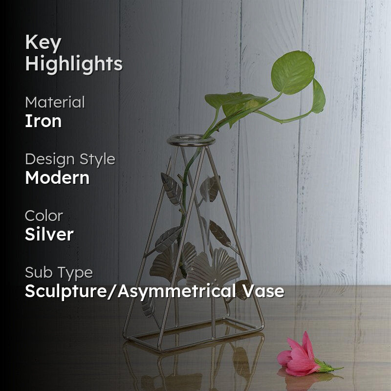 Gardenia Test Tube Planter - Silver media 2