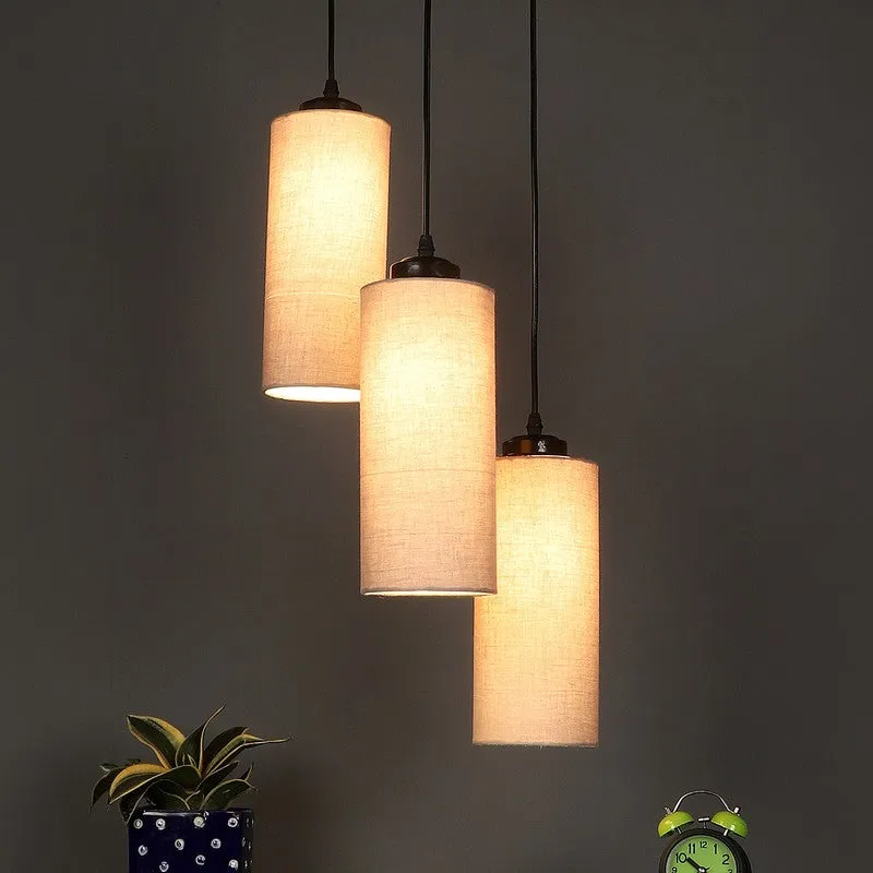 Glowspire Triple Metal Ceiling Lamp - Grey media 1