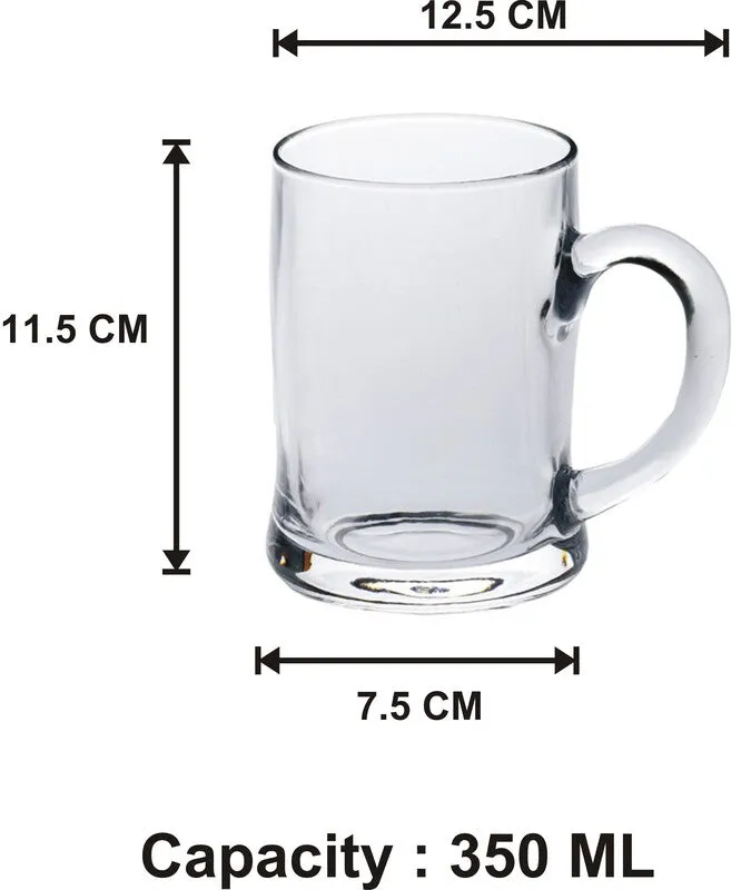 Beaumont Beer Mug (350 ML) - Set Of Two media 9