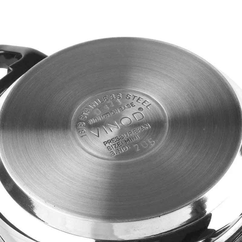 Vinod Lunor Pressure Cooker Stainless Steel - 3500 mL/9 Inches media 6
