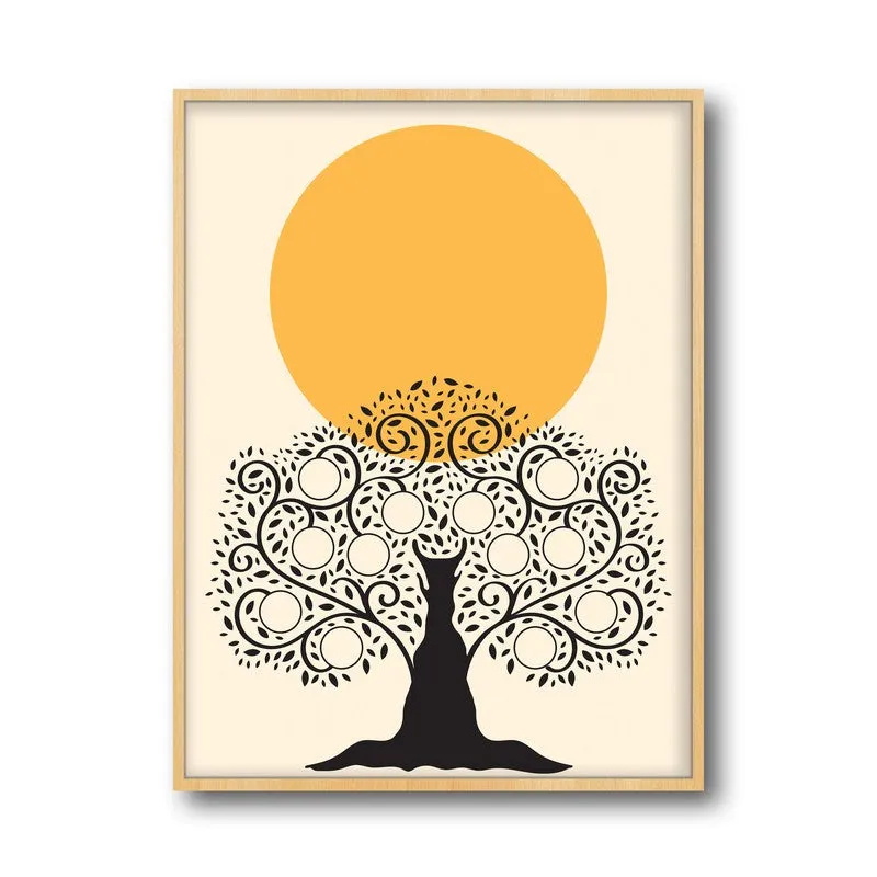 Tharu Archival Paper Wall Art - Natural Brown Frame media 5