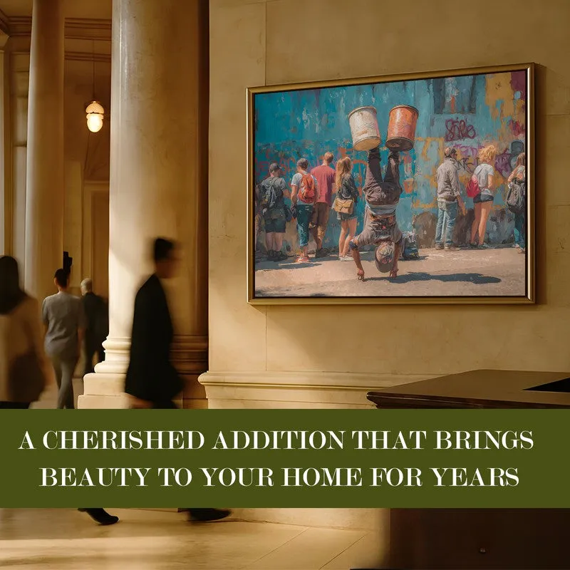 Street Motion Canvas Wall Painting With Frame media 7