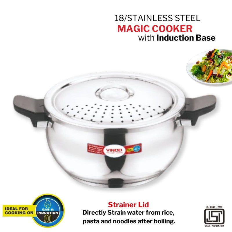 Vinod Claryon Pressure Cooker Stainless Steel - 3500 mL media 4