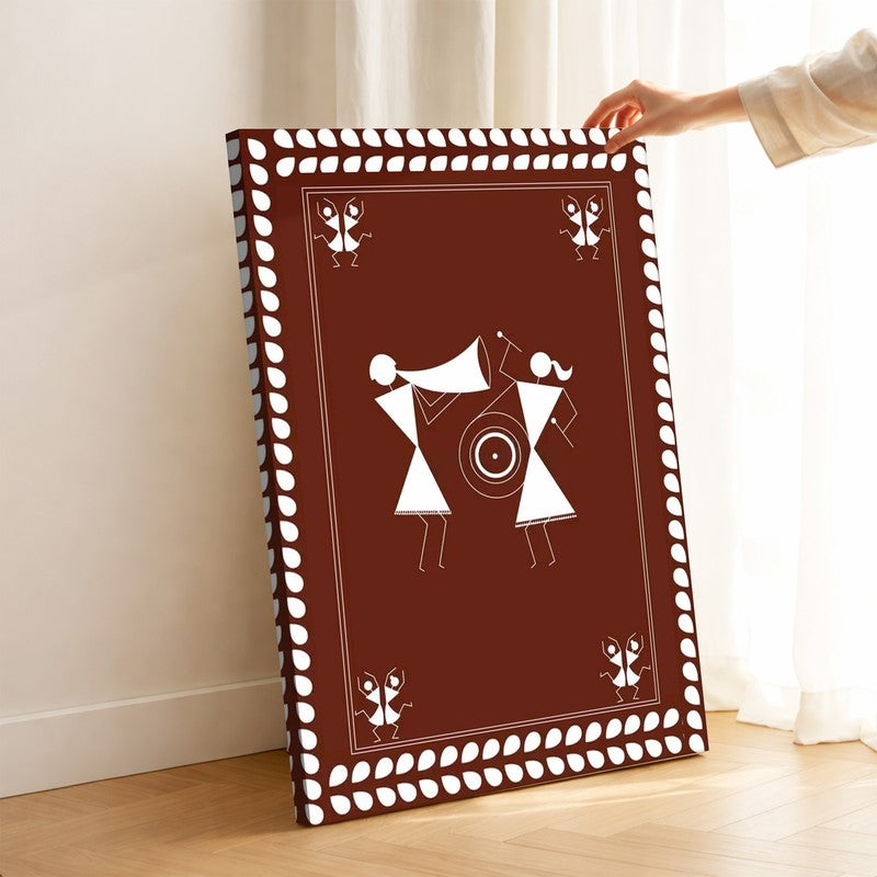 Warli Music Canvas Wall Art & Paintings