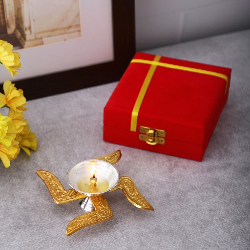 Swarn Swastik Diya