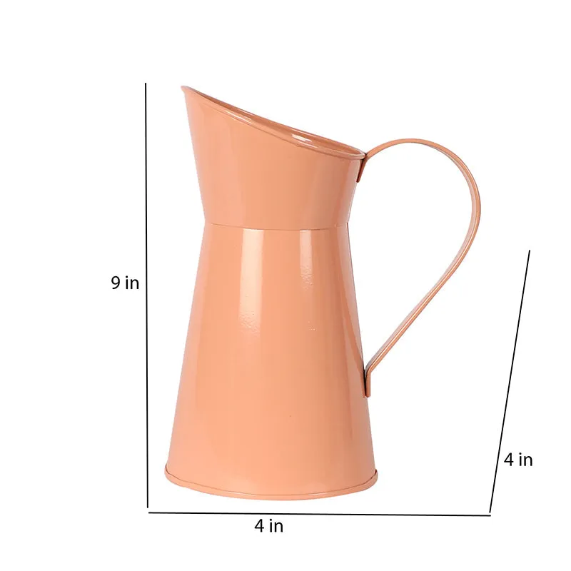 Pitcher Perfect Iron Planter (Peach) - Set Of Two media 7