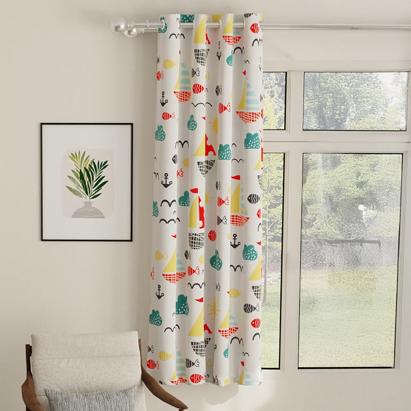 Urban Space Beach Day Blackout Curtain - Multicolor media 2