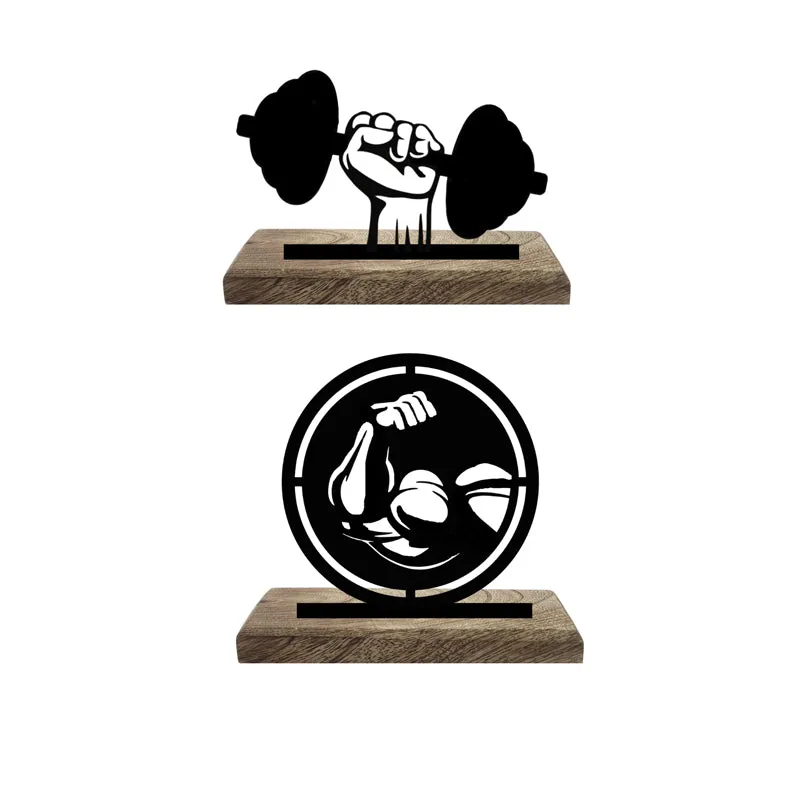 Gym For Life Showpiece - Set Of Two media 4