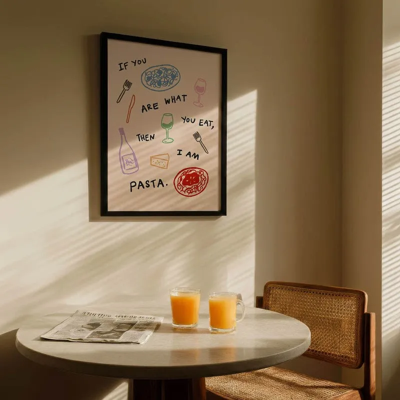 Slurp Scene Archival Canvas Wall Art - Black media 5