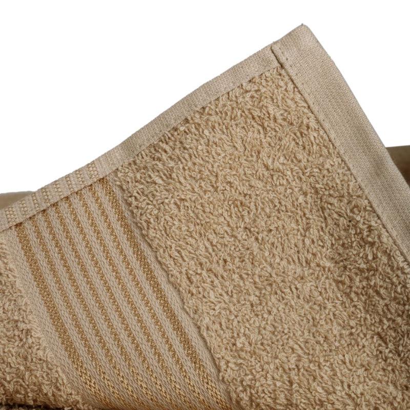 Bodil Bath Towel (Red & Beige) - Set Of Two media 3