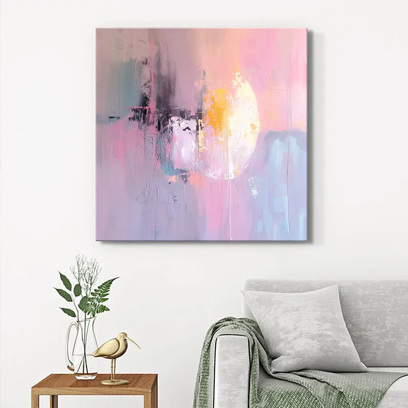 Soft-hued Abstract Wall Painting media 1