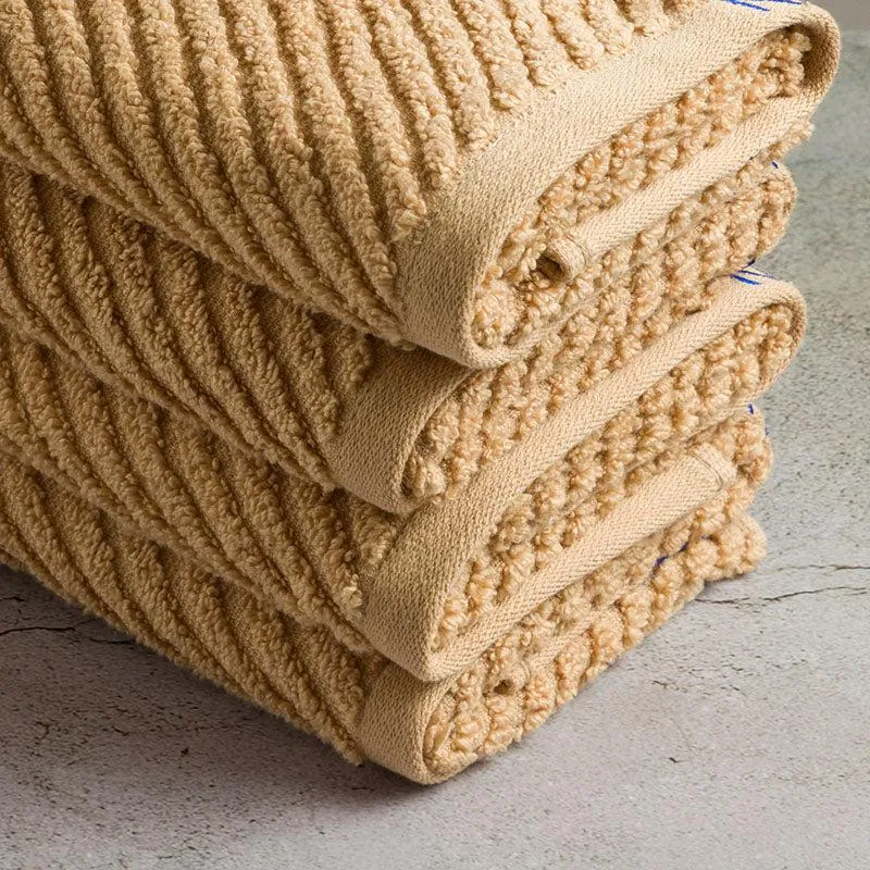 Nautica Riviera Soft Cotton Hand Towel (Light Tan) - Set Of Four media 5