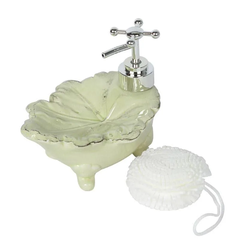 Leafy Basin Soap Dispenser - Yellow media 4
