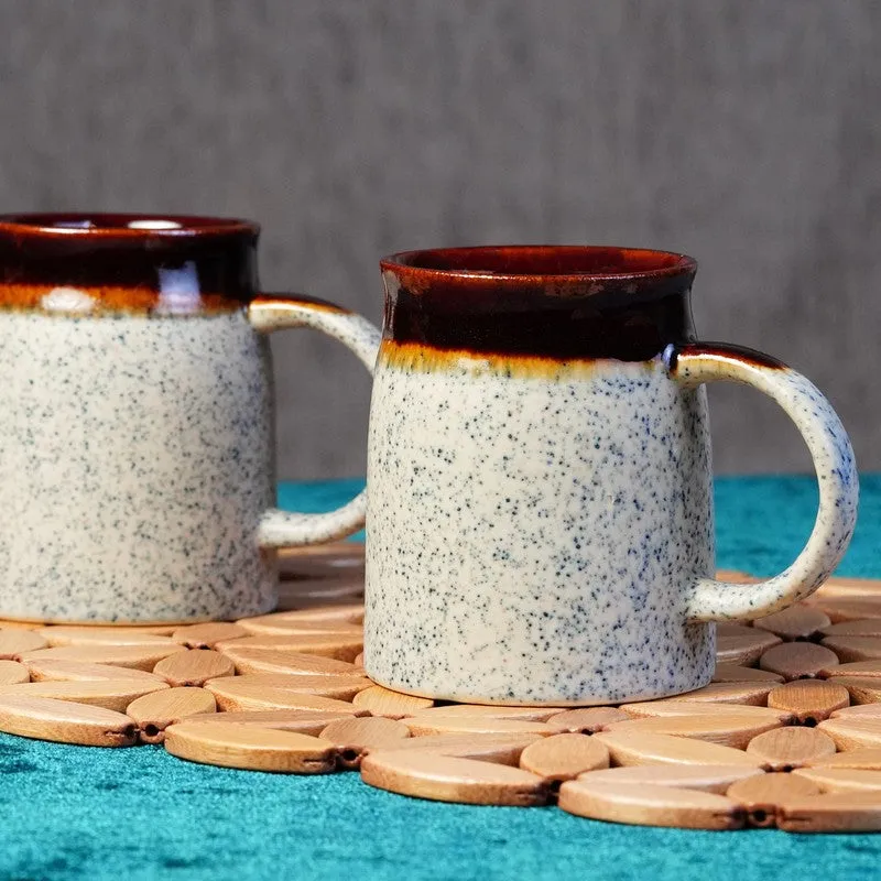 Ceramic Ceramic Coffee Mug (450 mL Each) - Set Of Two media 3