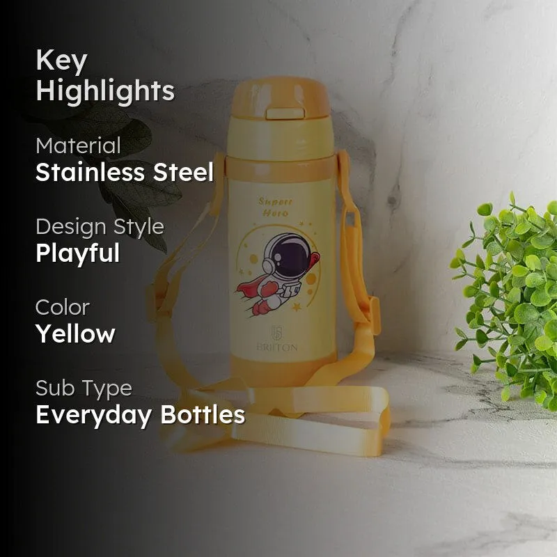 Funtura Hugo Water Bottle (Yellow) - 350 mL media 2