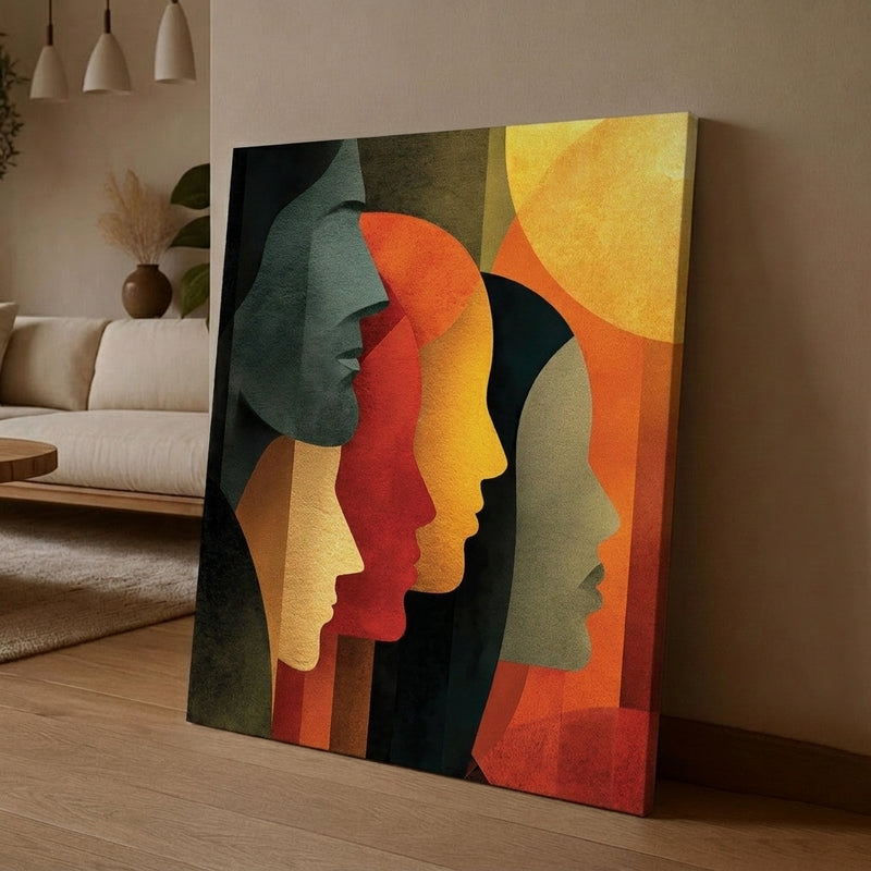 Expression Form Canvas Wall Art