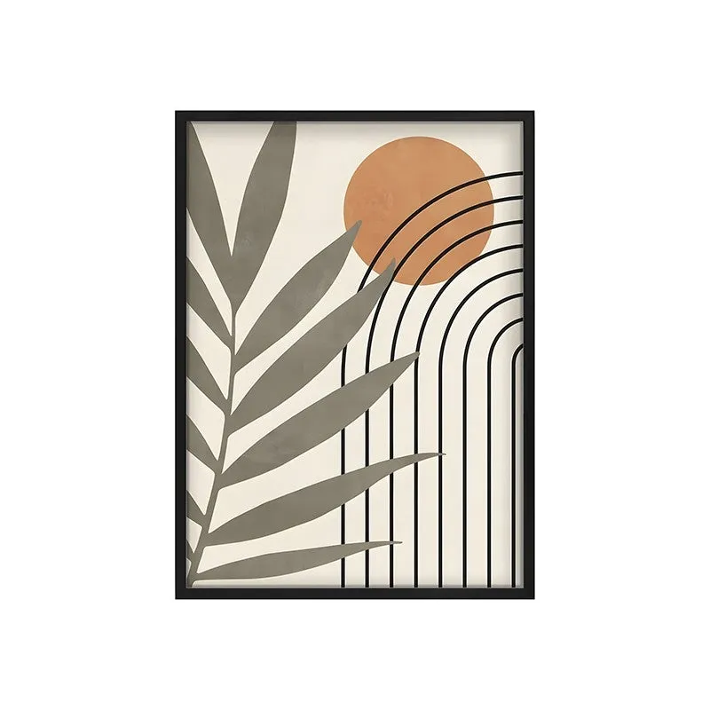 Desert Botanica Canvas Wall Painting With Black Frame media 3