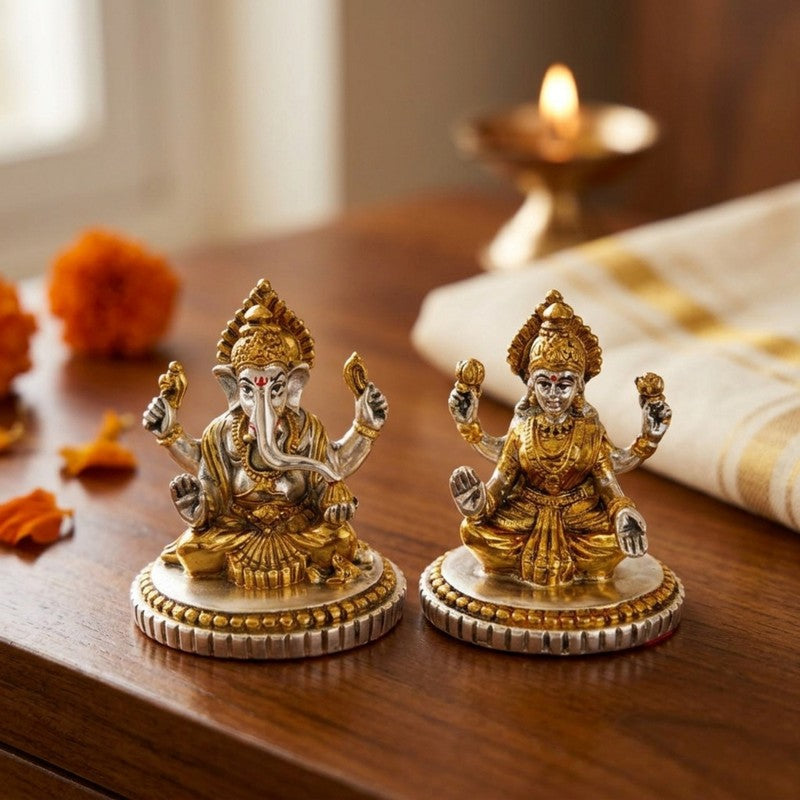 Siddhika Metal Idol - Set of Two