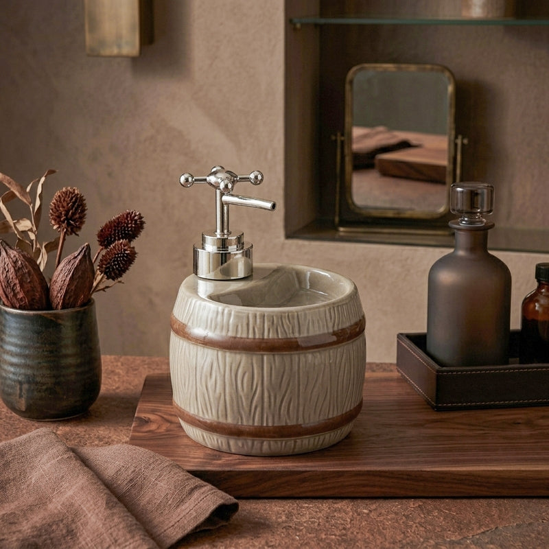 Barrel Wash Soap Dispenser - Grey media 4