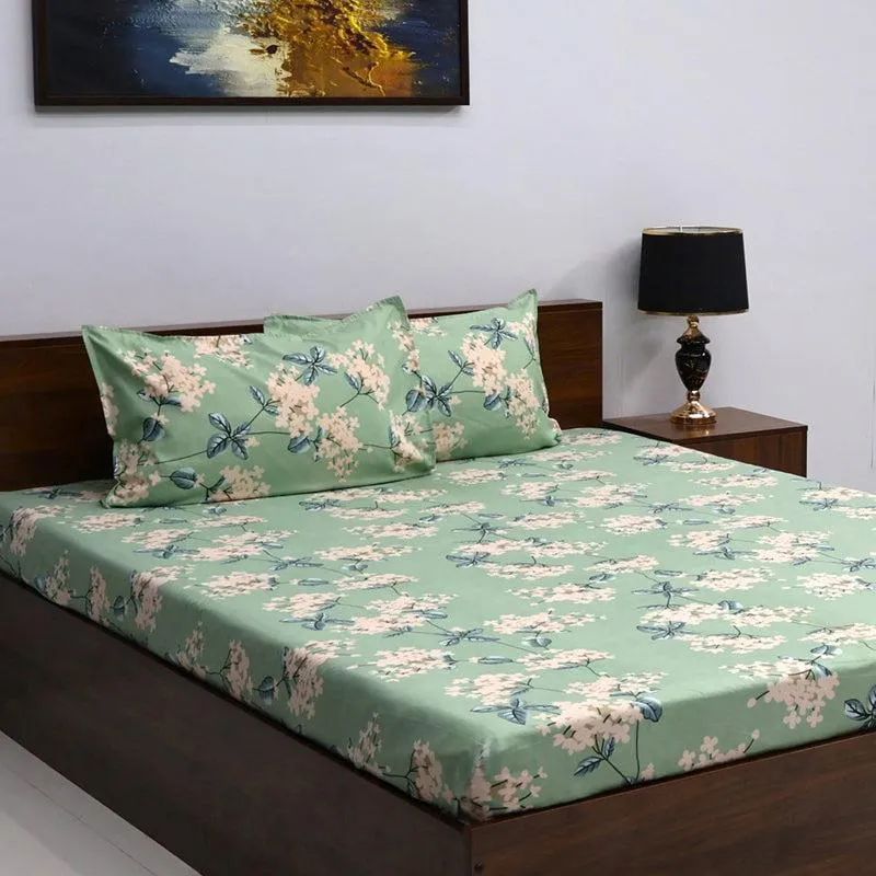 Chasmum Floral Microfiber Bedsheet - 110 GSM media 3