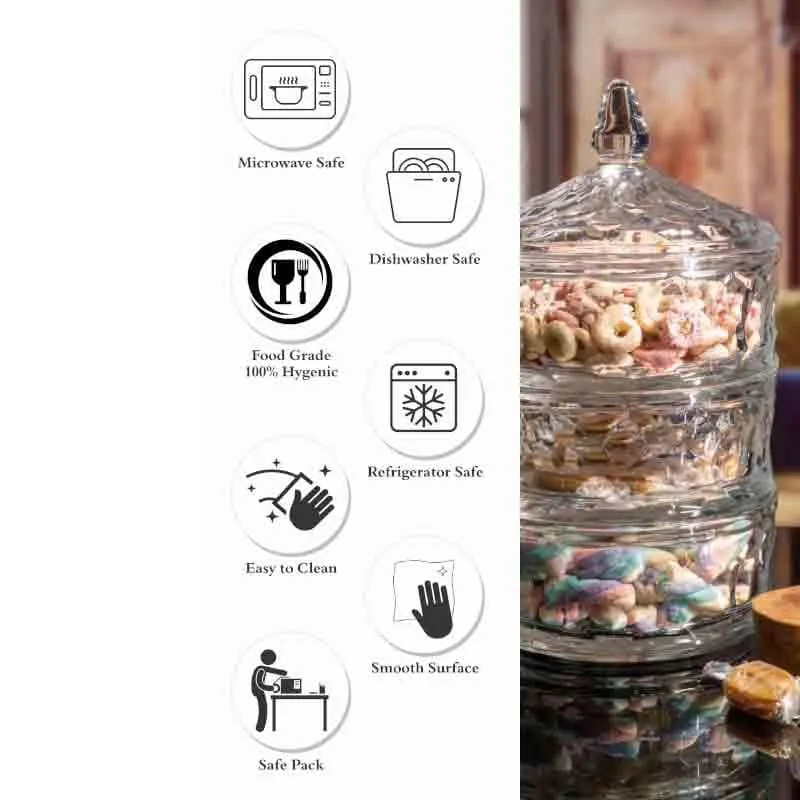 Treasure It Glass Storage Bowl with Lid - Set of Three media 8