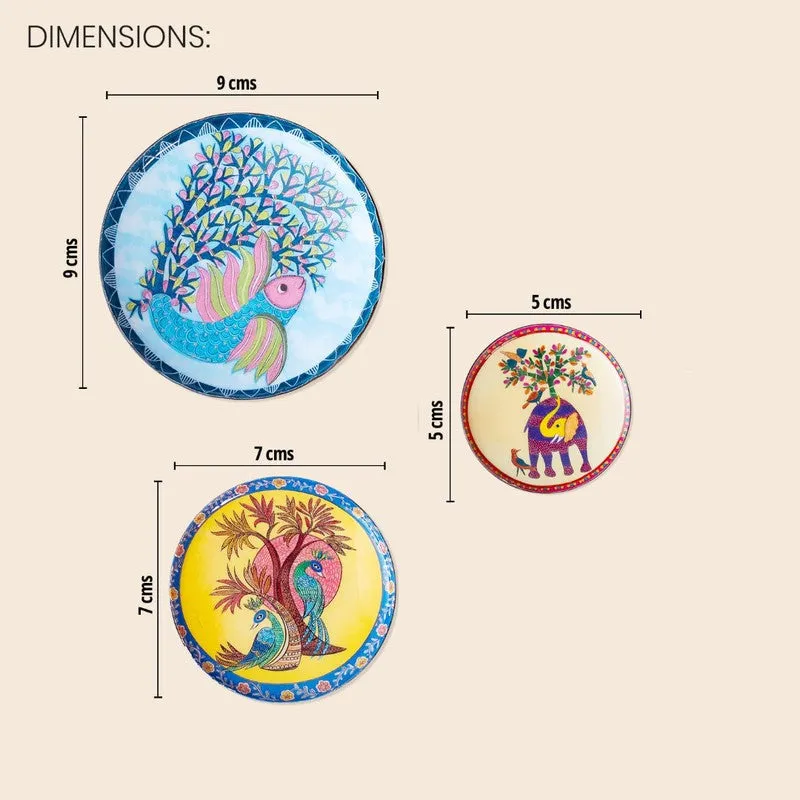 Moonlit Oasis Fridge Magnet - Set Of Three media 9