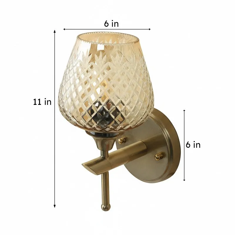 Claret Elegant Glass Wall Lamp media 9