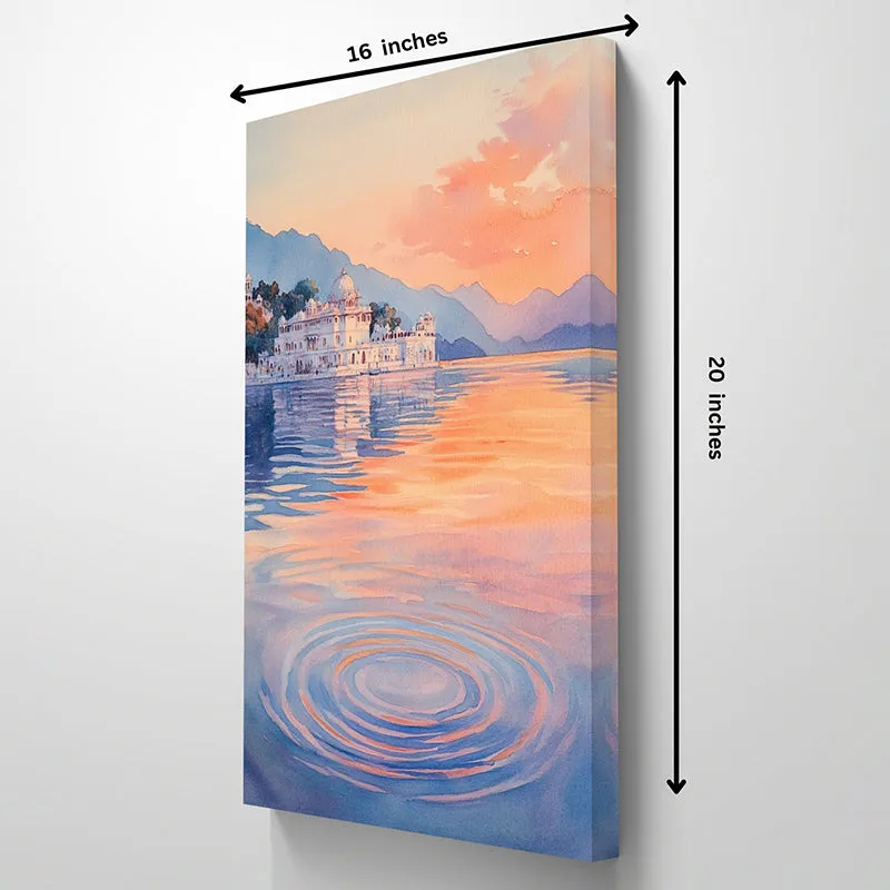 Lake Mahal Wall Painting media 5