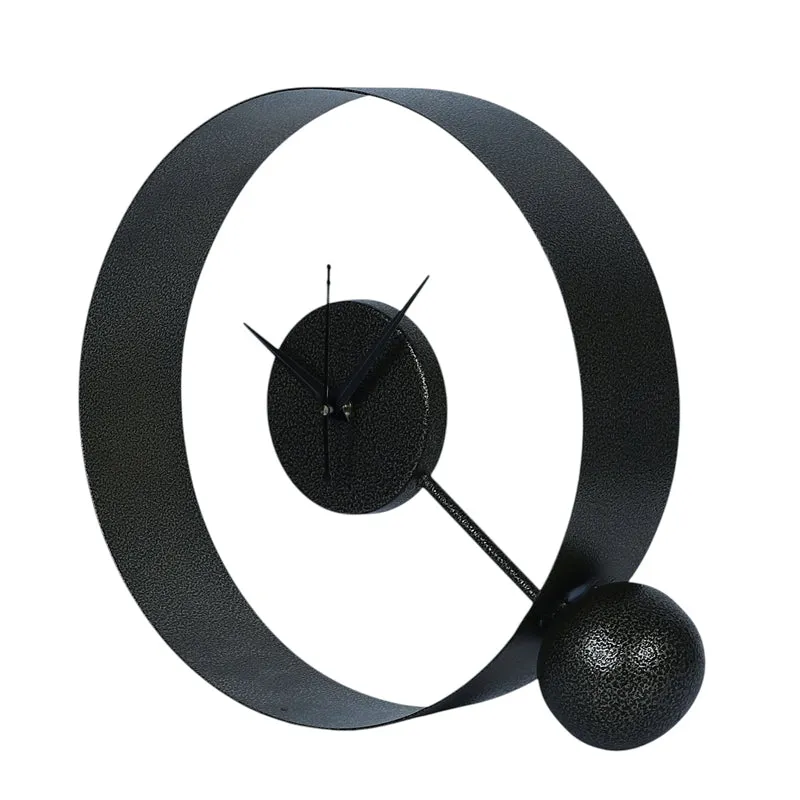 MonoTime Analog Table Clock - Grey media 5