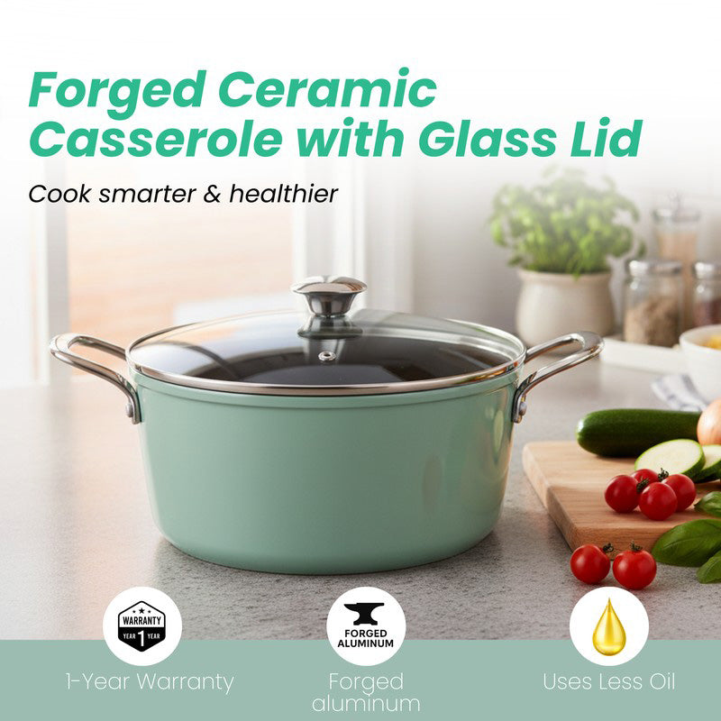 Salford Sizzleon Ceramic Casserole With Lid - 4400 mL media 4
