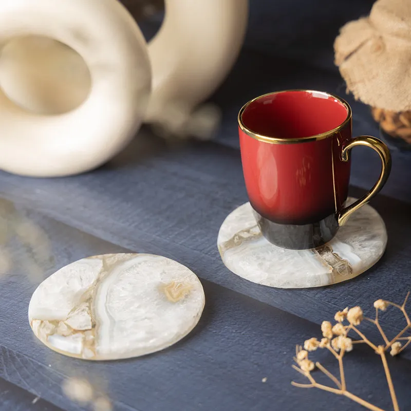 Aarna Agate Coaster - Set Of Two media 1