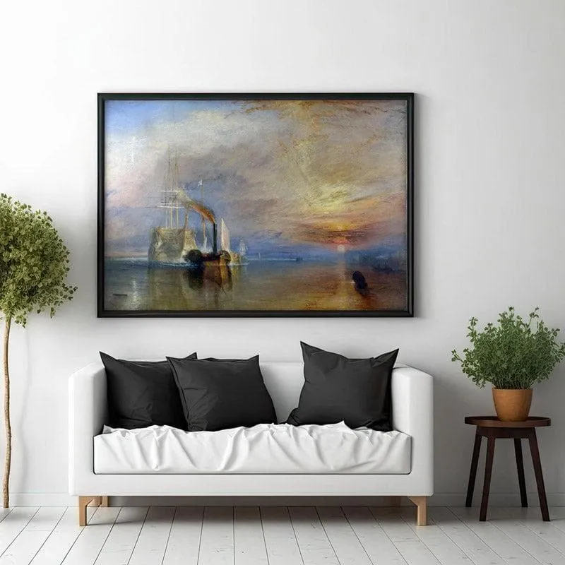 The Fighting Temeraire By J.M.W Turner - Black Frame media 3