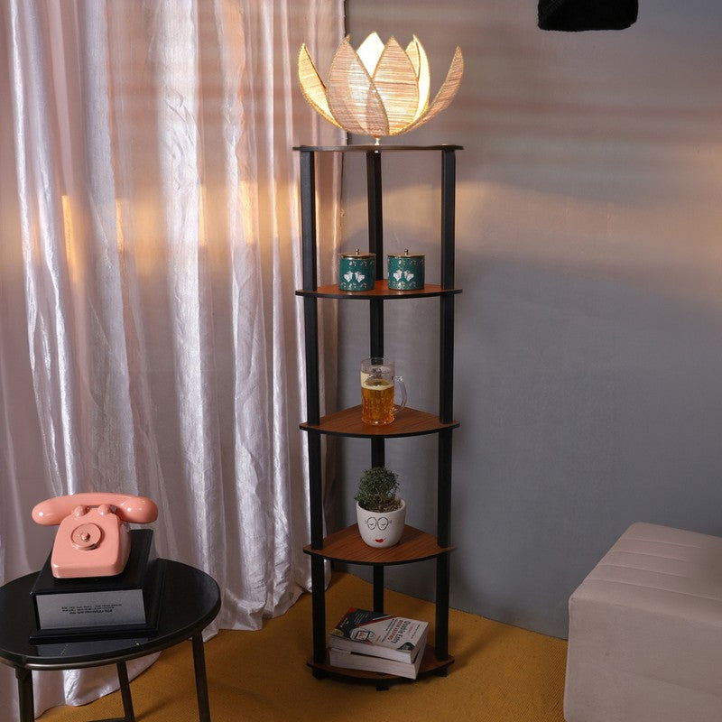 PearlCast Floral I Floor Lamp