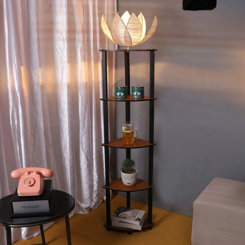 PearlCast Floral I Floor Lamp media 1